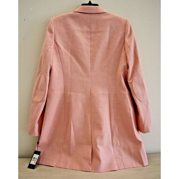 Tommy Hilfiger H31JV904 Women's Sz 12 Misty Rose Pink Single Button Blazer - Picture 2 of 11